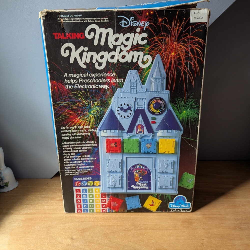 Disney Talking Magic Kingdom Castle Toy - Blue and Multicolor
